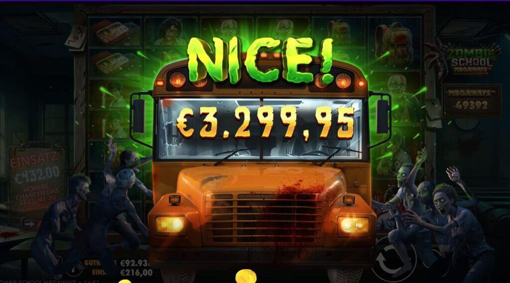 Zombie School Megaways Slot Grafik und Sound