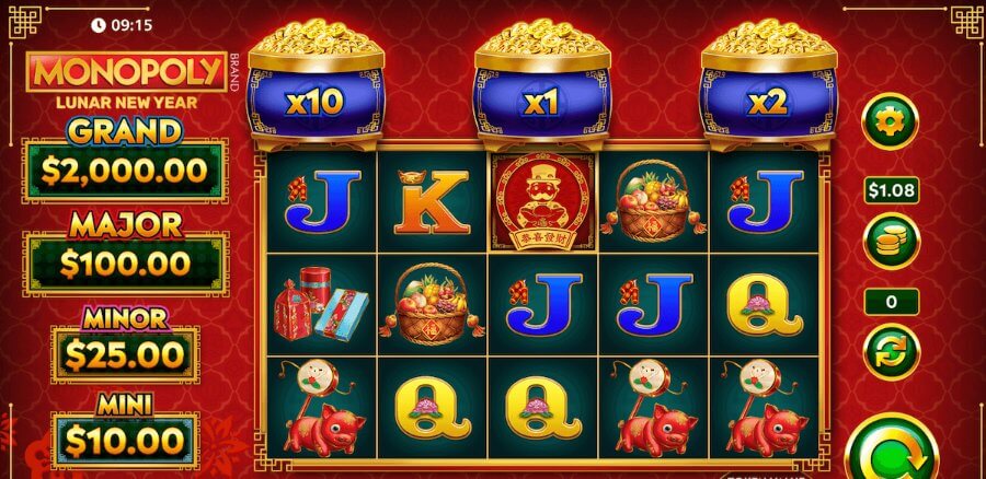 Monopoly Lunar Year Slot