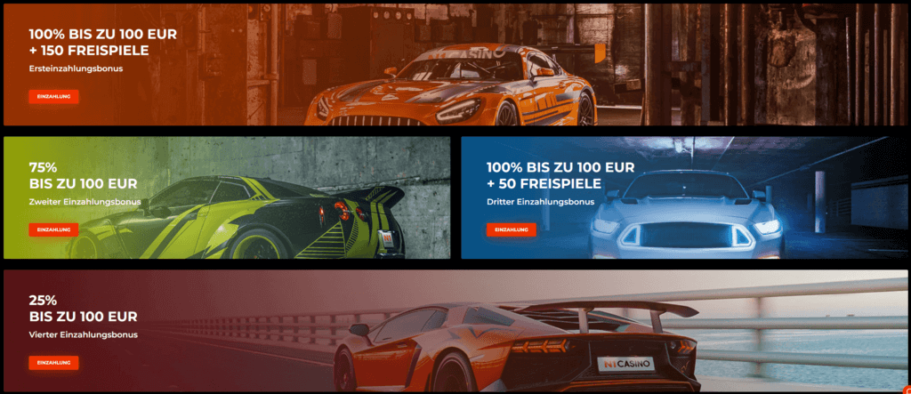4-stufiges Willkommens-Angebot