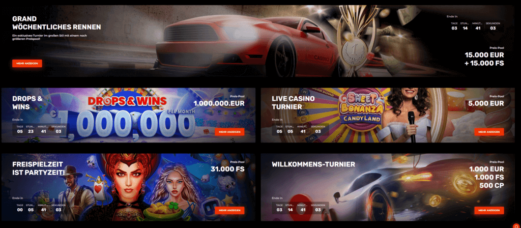 Turniere im Casino