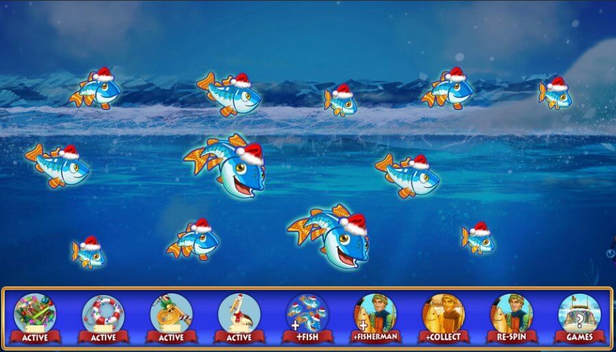 Freispiel Feature bei Fishin' Frenzy Christmas