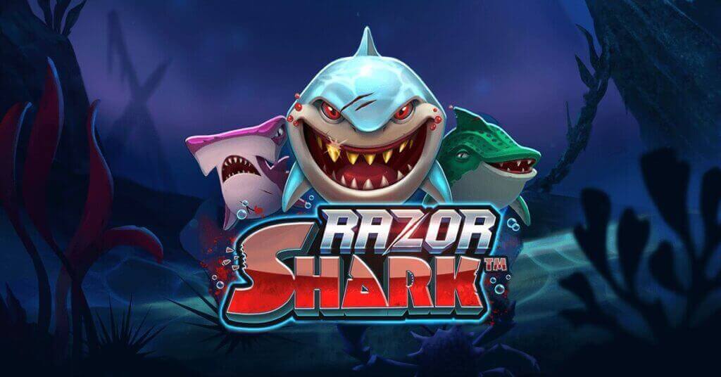 Das Logo des Slots Razor Shark von Push Gaming