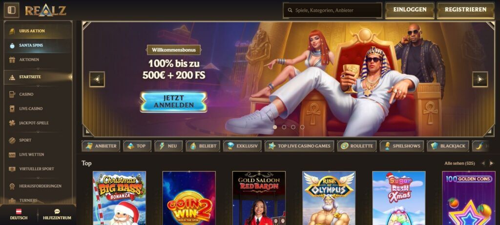 Die Realz Webseite bringt das alte Ägypten in die Moderne