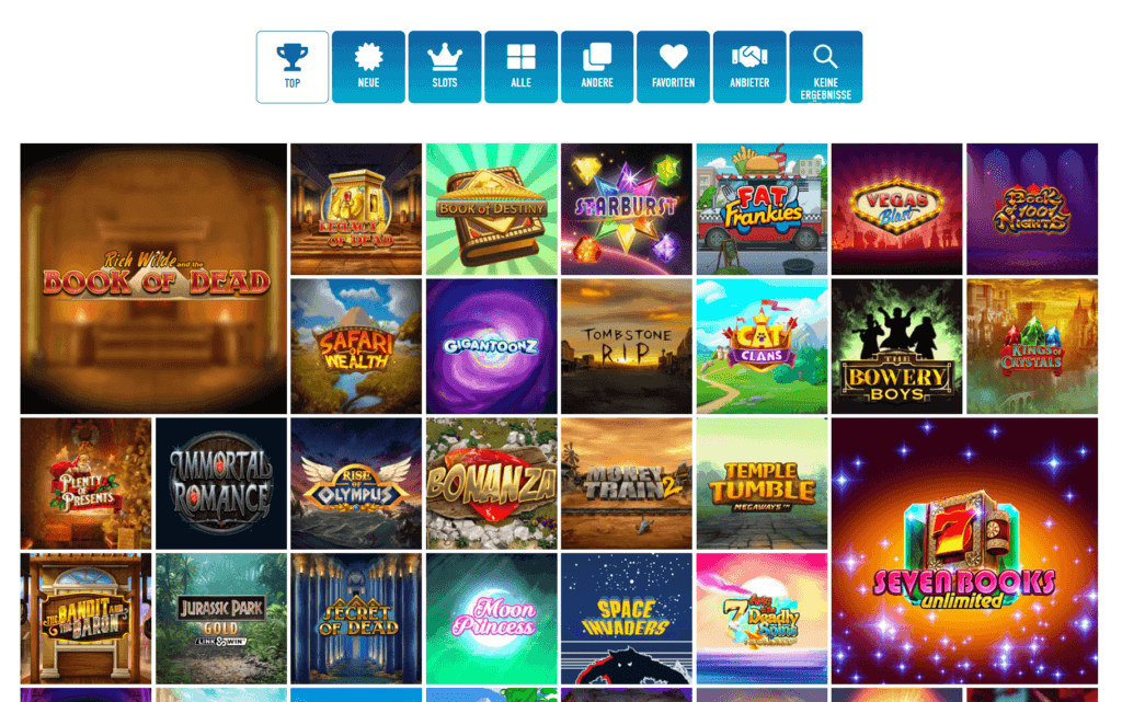 Slotnite Casino Lobby