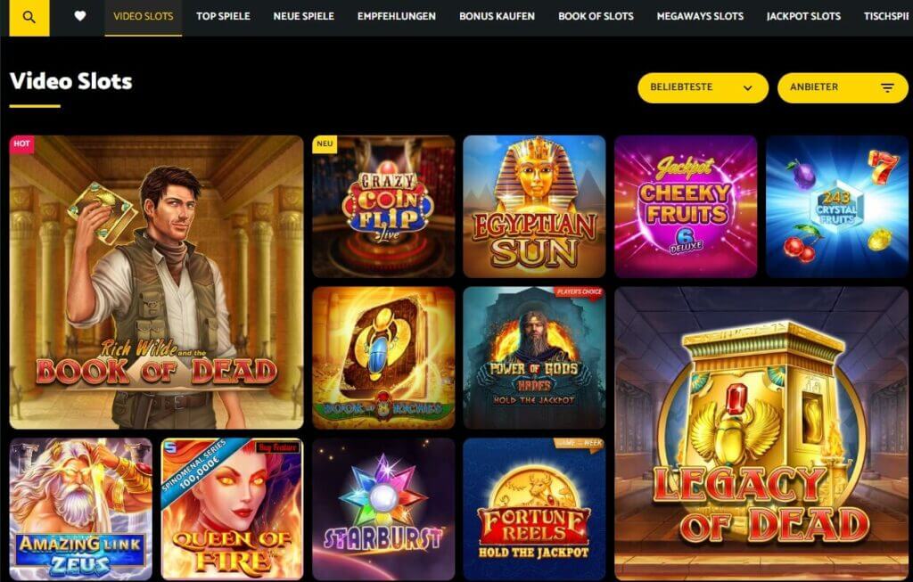 Slots bei Palmslots