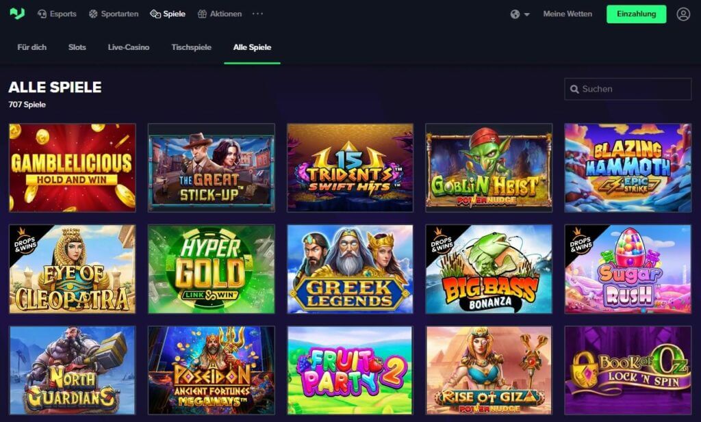 Slots bei Luckbox