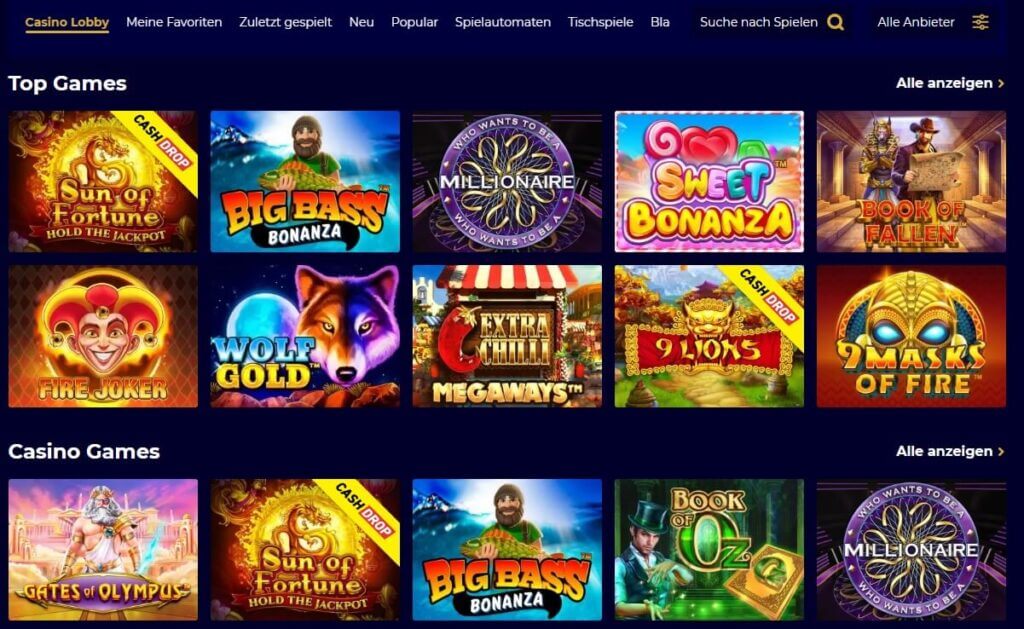 Slots im Club Riches Casino