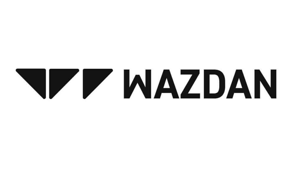 Das Logo des Spieleentwicklers Wazdan