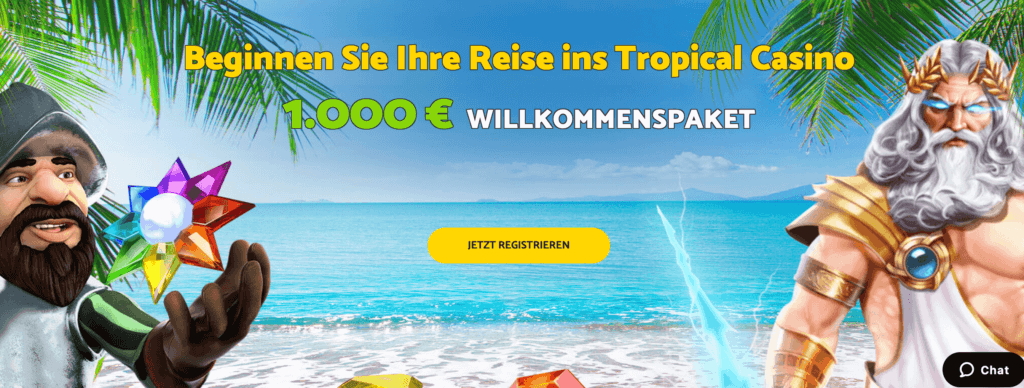 Willkommensangebot bei PalmSlots
