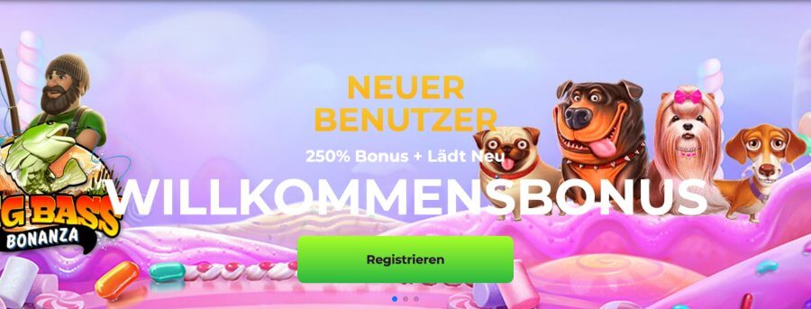 Willkommensbonus bei Slootz