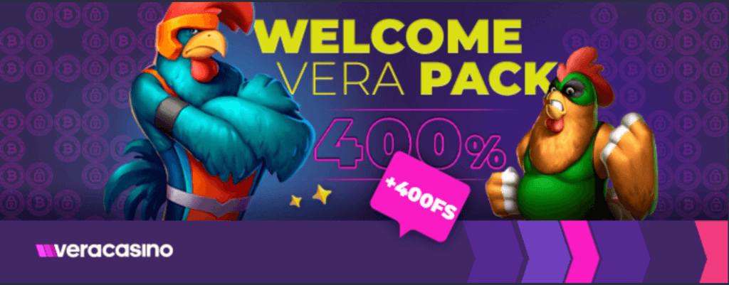 Willkommensbonus im Vera Casino