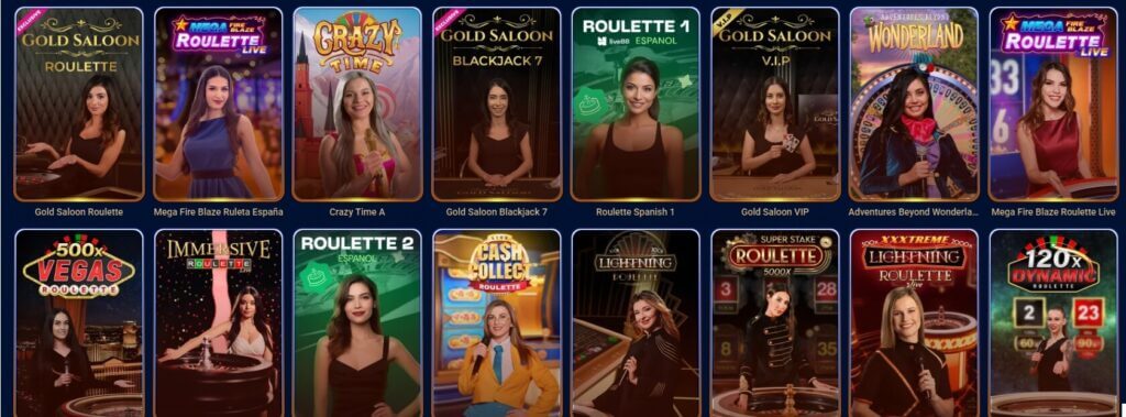 Wingaga Live Casino