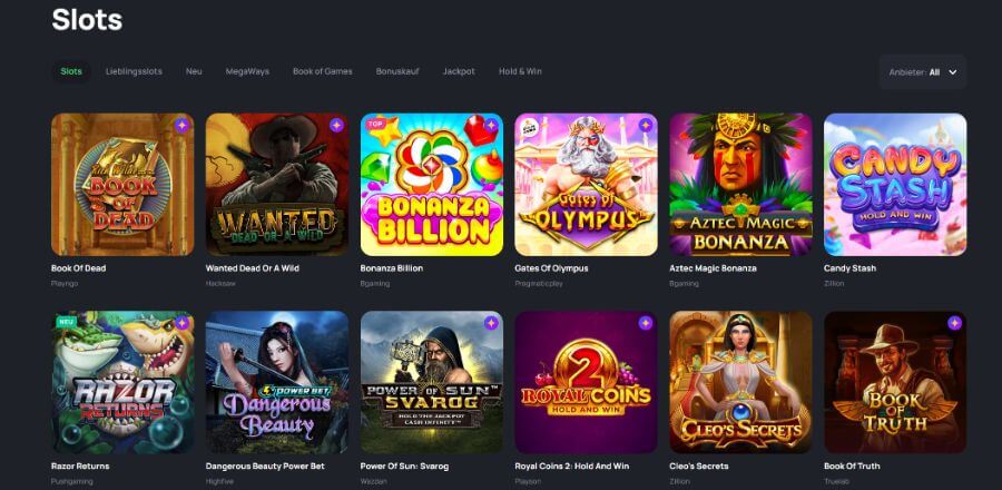 Im Betandplay Casino stehen Ihnen mehr als 6000 Spiele zur Auswahl