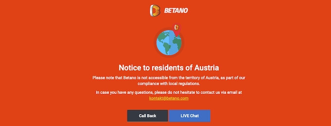 Betano Casino ist zu