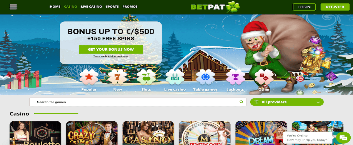 BetPat Homepage & Willkommensbonus BetPat Homepage & Willkommensbonus