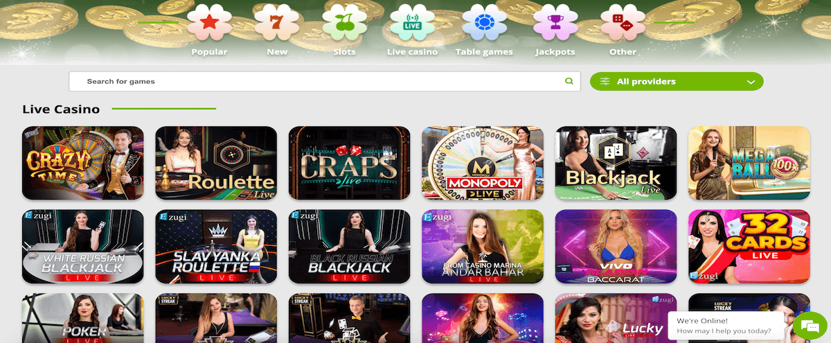 BetPat Live Casino