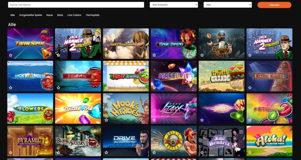 Slots bei Casino Hermes