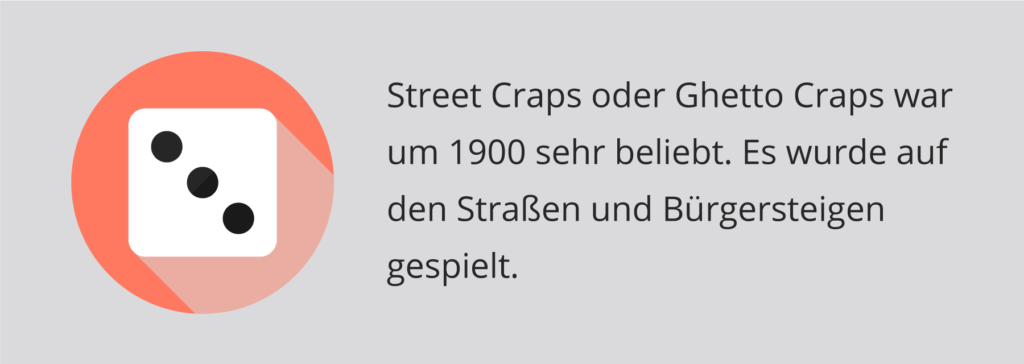 Die Anfänge von Craps