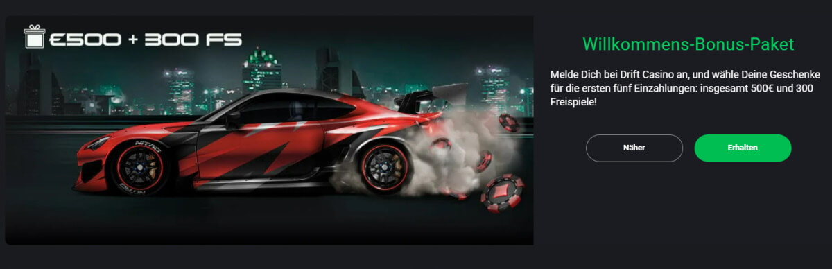 Drift Casino Willkommensbonus 2 Drift Casino Willkommensbonus 2
