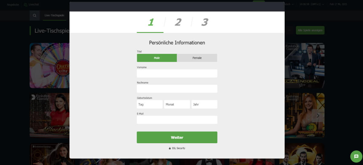 Fansbet-Anmeldung Fansbet-Anmeldung