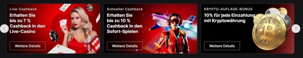 Ein paar der Fonbet Boni