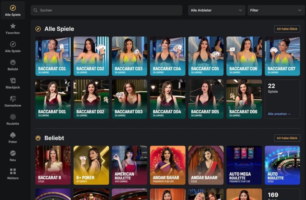 Fonbet Live Casino