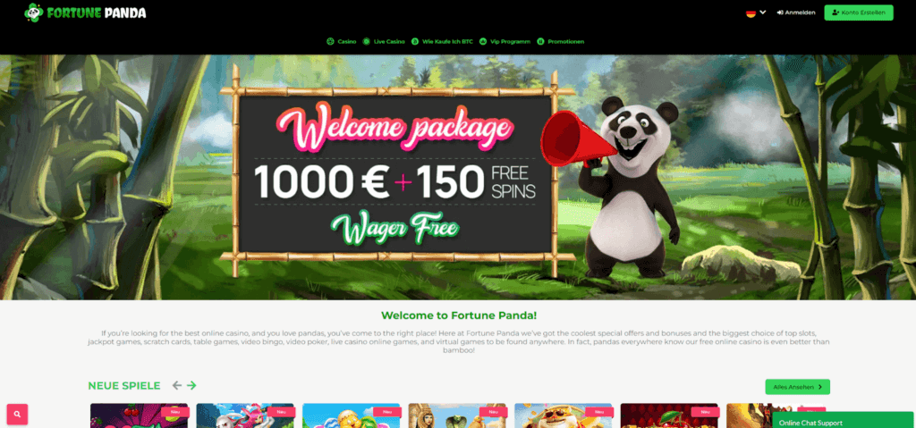 Krypto-Casino Fortune Panda