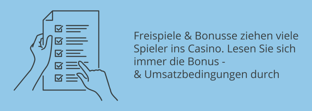 Freispiele und Bonusse