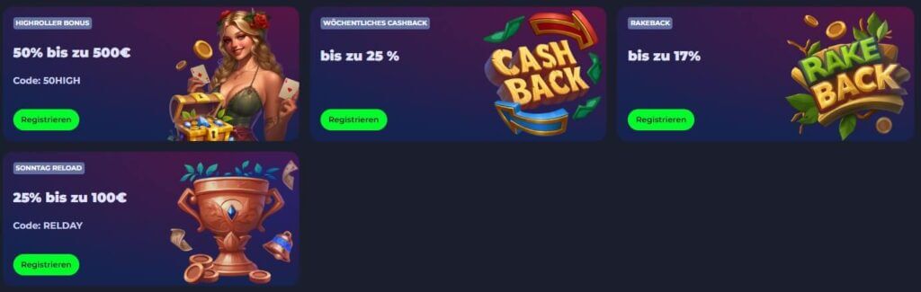 Das Bonusangebot des FridayRoll Casinos