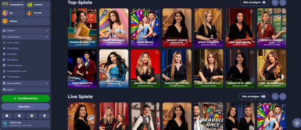 FridayRoll Live Casino