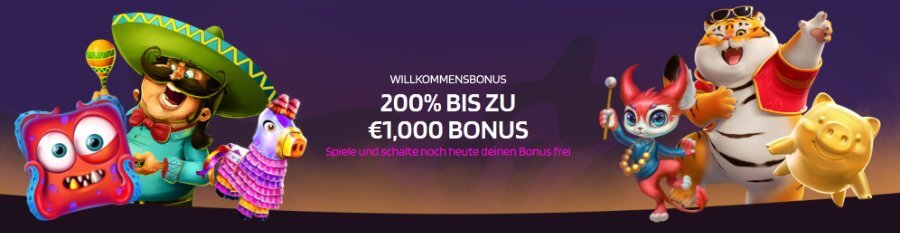 200 % bis zu 1000 € - toller Bonus