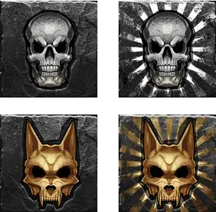 Skull Symbols Hand of Anubis