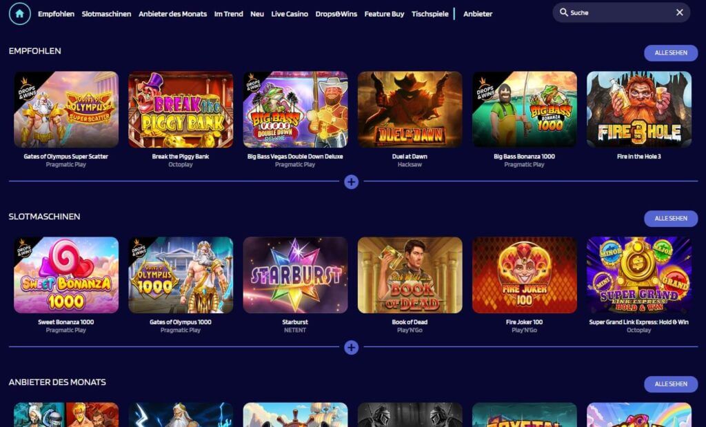 Slots im Lyrabet Casino