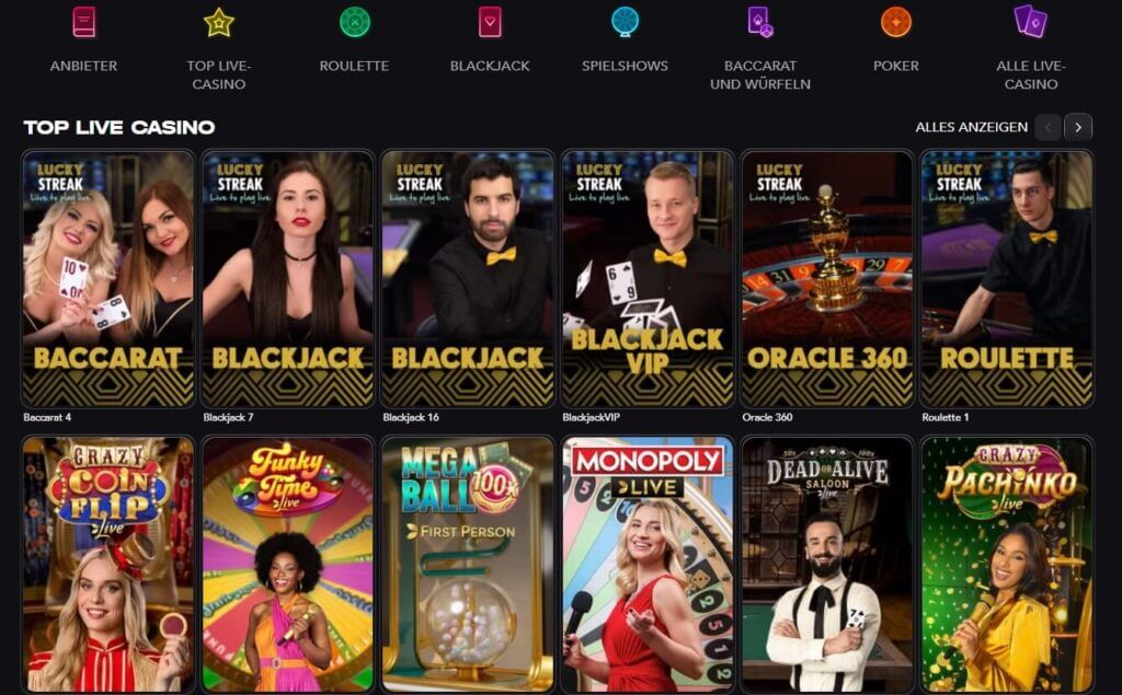 Mad Live Casino