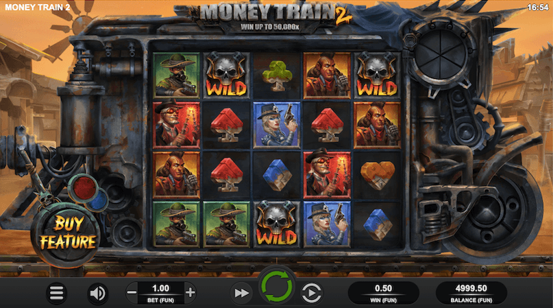 Relax Gaming hochvolatiler Slot Money Train 2