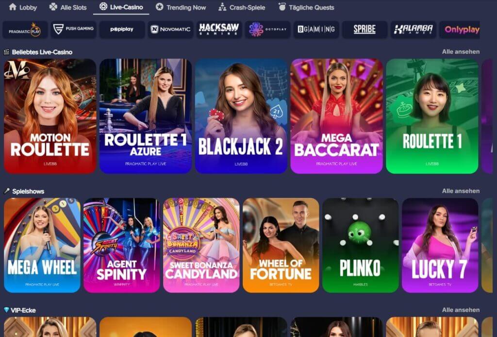 PuppyBet Live Casino