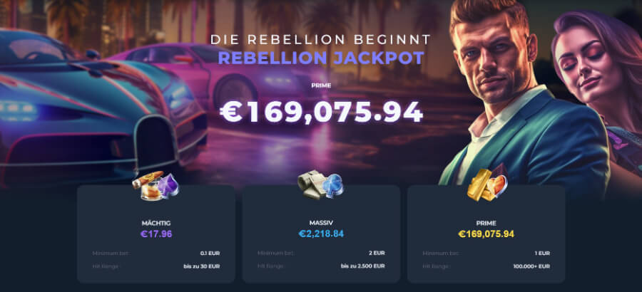 Besonders der Prime Jackpot dürfte interessant sein.