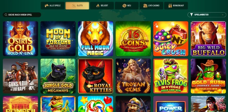 Slots bei Richard Casino