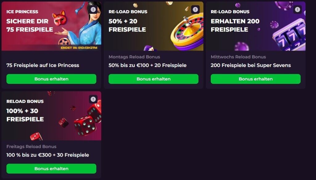 Das Bonusangebot des Rockstar Casinos