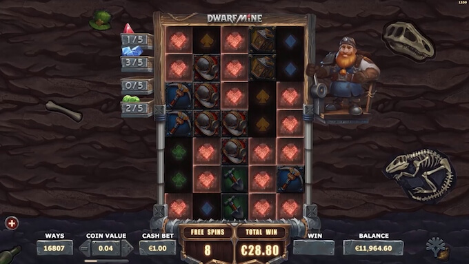 Bild Dwarf Mine Bonus Spiel