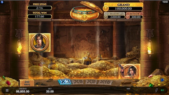 Bild Lara Croft Slot: Temple and Tombs Gold