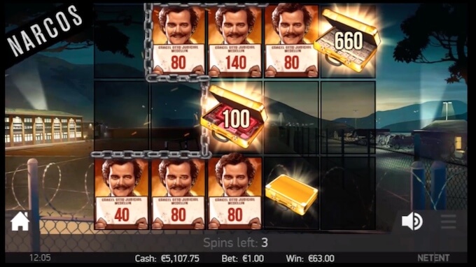 Bild Narcos Slot Freispiel Feature