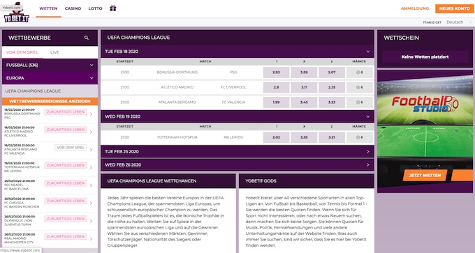 yobetit Sportwetten