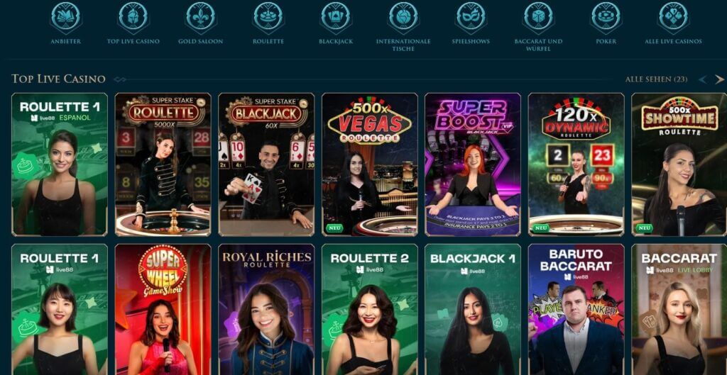 Slotuna Live Casino
