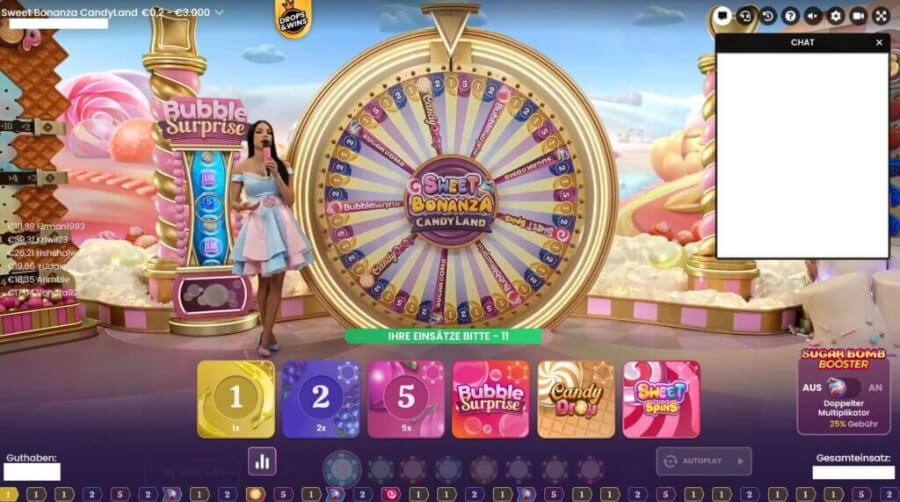 Sweet Bonanza Candyland Game-Show von Pragmatic Play Live