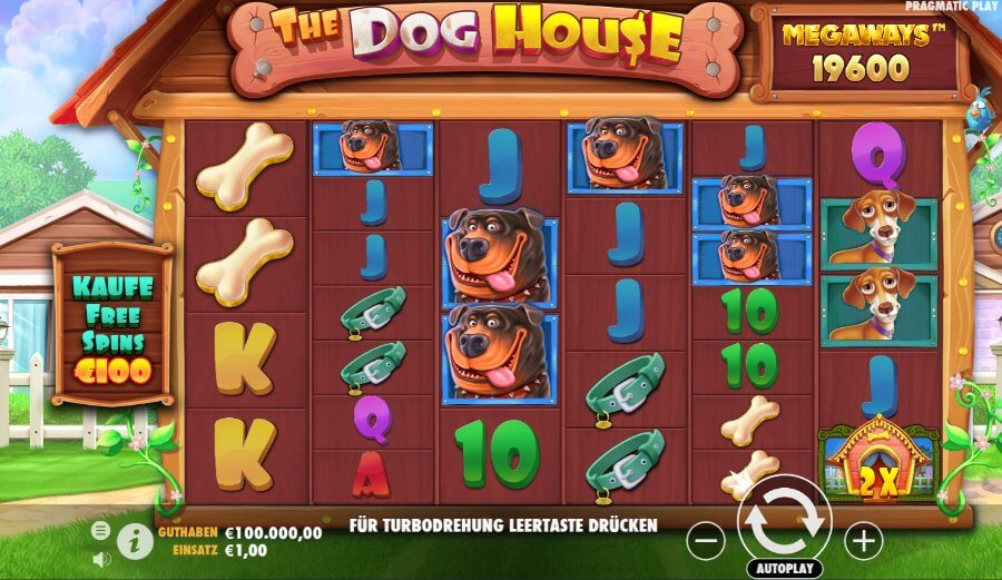 The Dog House Megaways Slot von Pragmatic