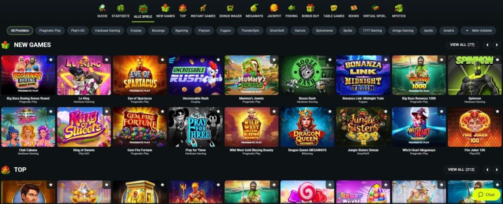 Slots im Toxic Casino