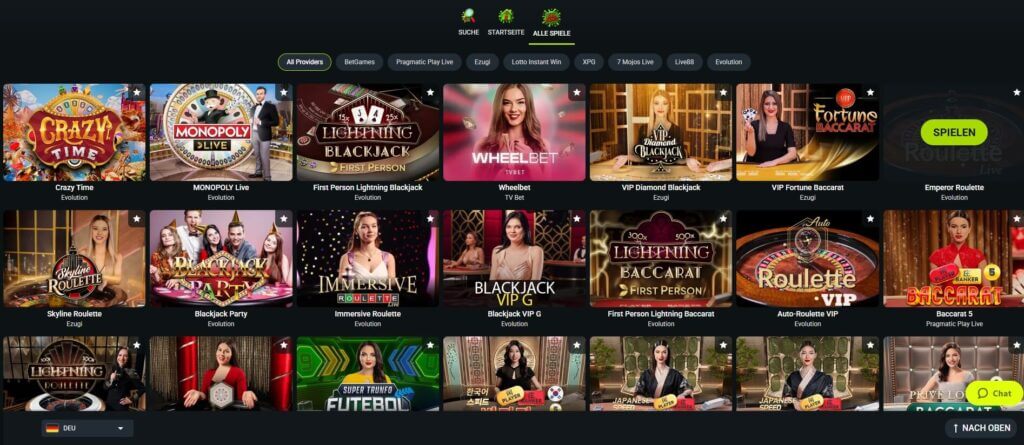 Toxic Live Casino