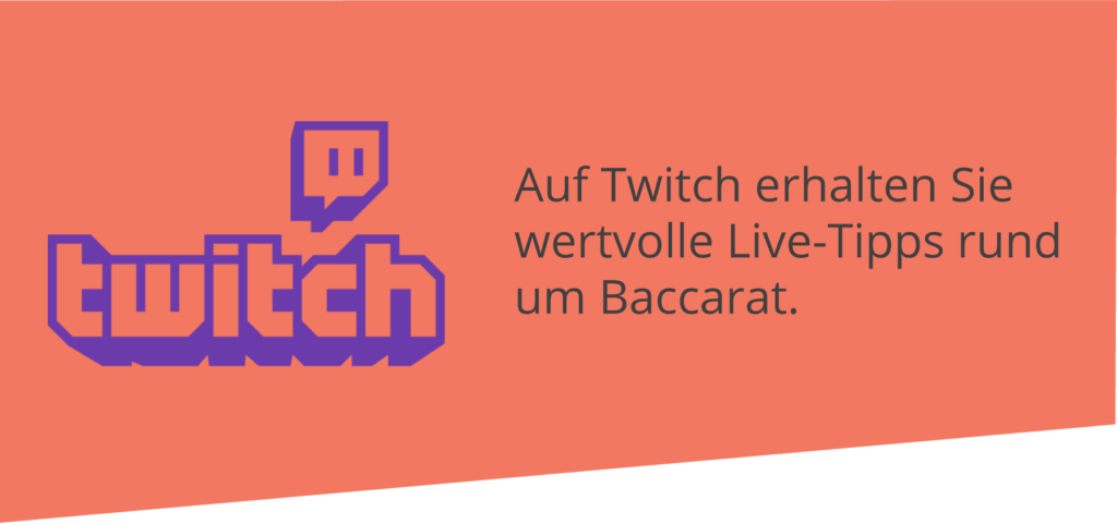 Auf Twitch kann man Baccarat lernen