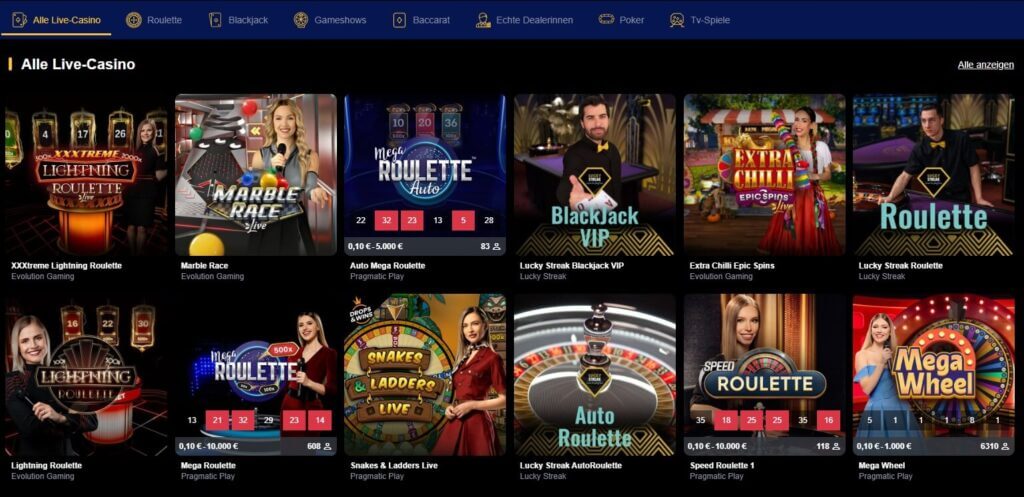 Vegas Duke Live Casino